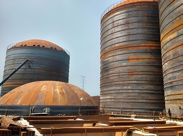 江北焦粉钢板仓